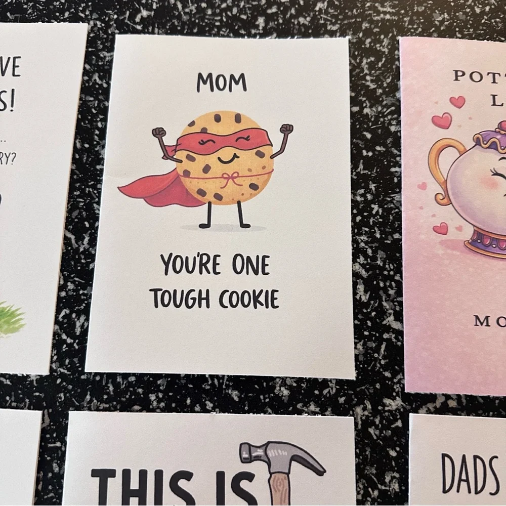 Handmade Greeting Cards Set Of 7 NEW